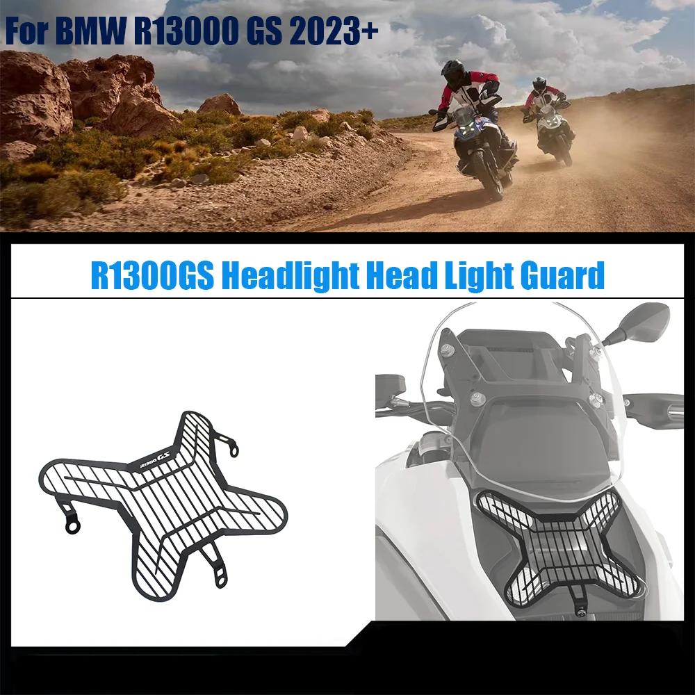 

R1300GS Headlight Head Light Guard Protector Cover Protection Grill Fit For BMW R 1300 GS R1300 GS GS1300 R 1300GS ADV 2023 2024