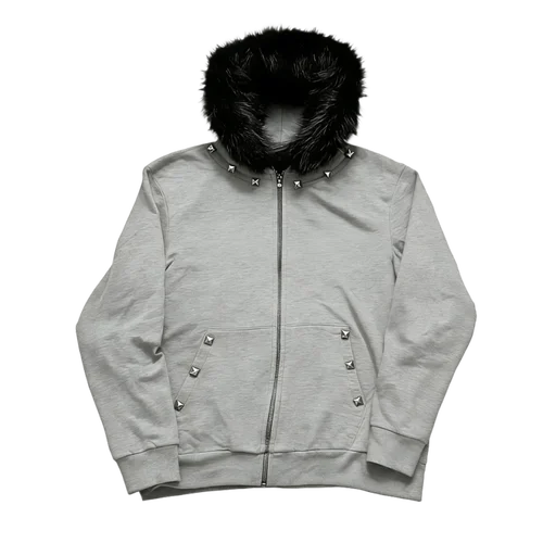 Imagen 2 del producto Sudadera con Capucha Retro Gótica Oscura Y2K, Abrigo Moderno de Invierno 2026, Estilo Urbano Americano, Unisex, Forro Polar, Informal