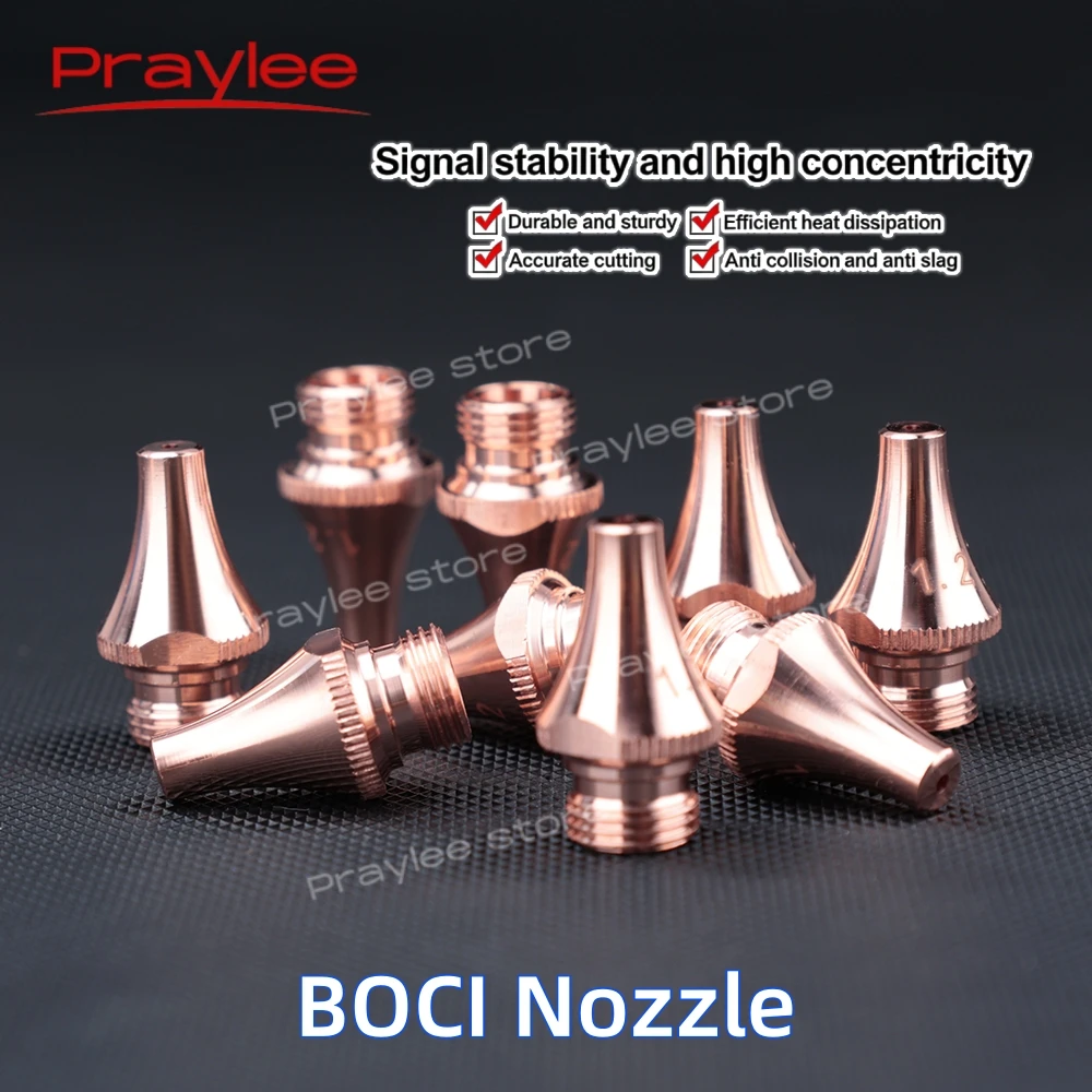 

Fiber Laser Cutting Nozzle D11 H19 M8 Single Double Layer Caliber 1.0-5.0mm For BOCI Laser Cutting Head BLT441 BLT461 BLT481