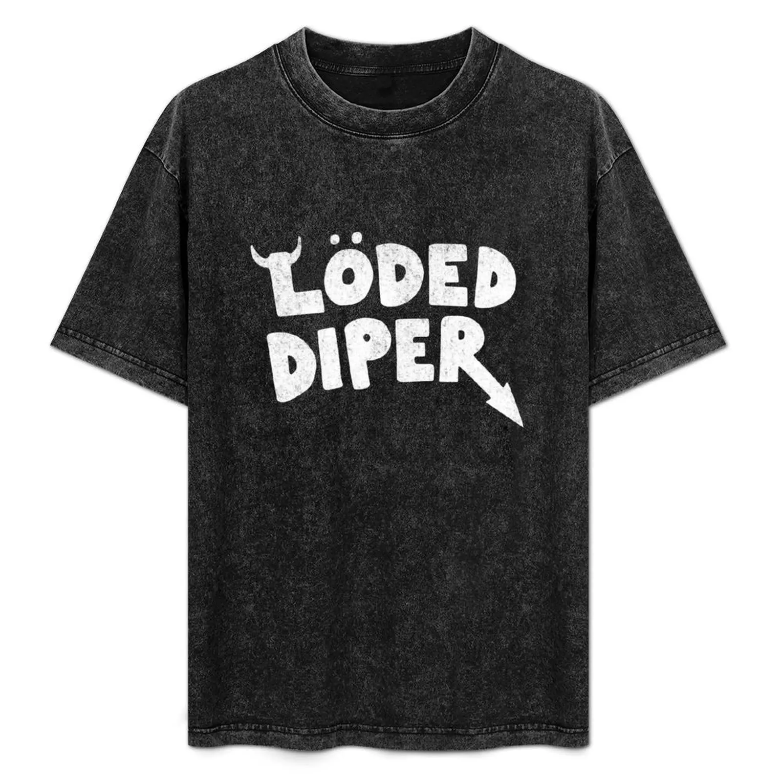 

Loded Diaper T-Shirt vintage t shirts Aesthetic clothing oversized mens t shirts casual stylish