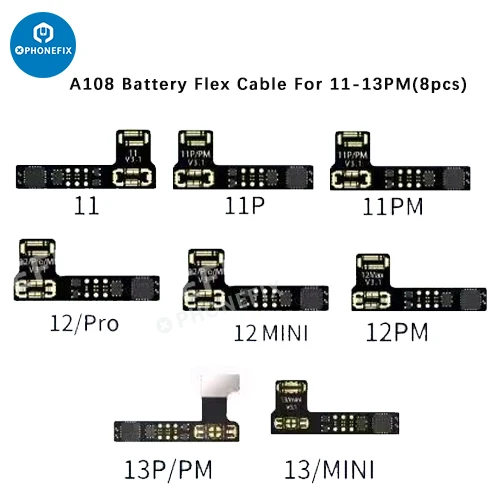 A108โปรแกรมเมอร์กล่องอเนกประสงค์แบบไม่ต้องบัดกรีสายเฟล็กซ์สำหรับ iPhone 8-14Pro เครื่องซ่อมรอยจุดเมทริกซ์บนใบหน้าเครื่องโปรแกรมเมอร์รหัสแบตเตอรี่