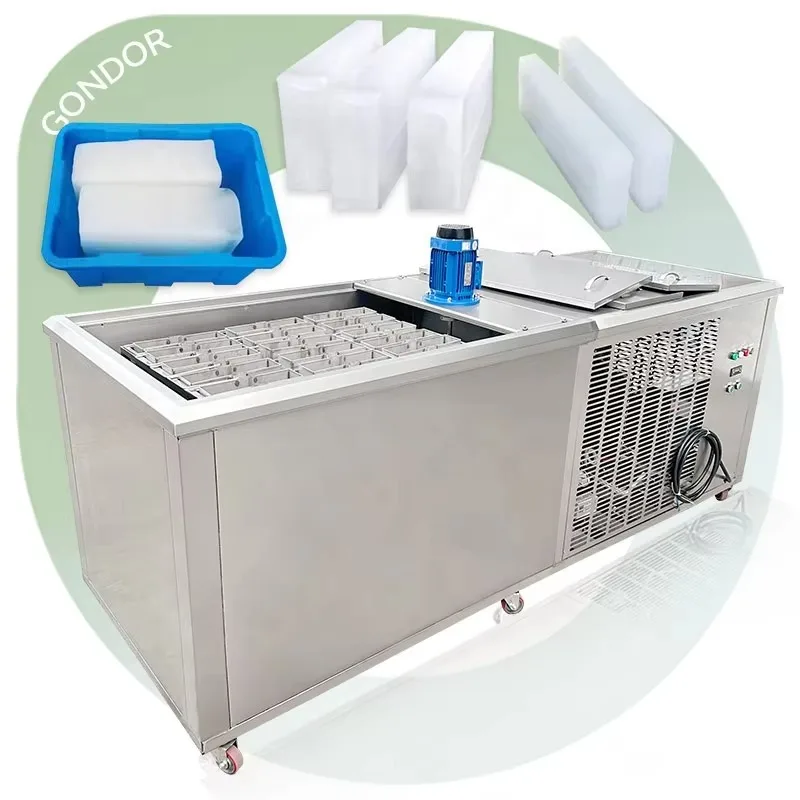 1 Ton Cube Small Commercial Manufacturer Solar Transparent Ice Cube Maker South Africa