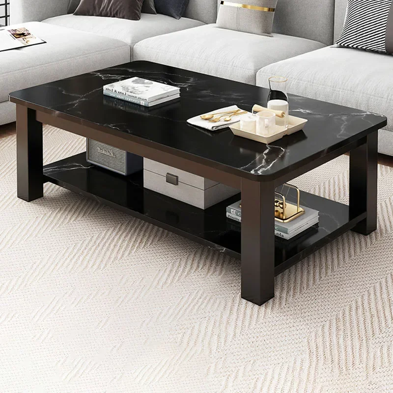 Unique Black Coffee Tables Beautiful Luxury Home Minimalist Side Table Storage Nordic Table Basse De Salon Interior Decoration