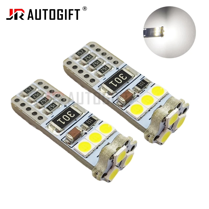 

100pcs W5W T10 LED CANBUS No Error 12V 5W Super Bright Car Interior Side Light 194 3030 SMD Auto Bulb Auto License Plate Light