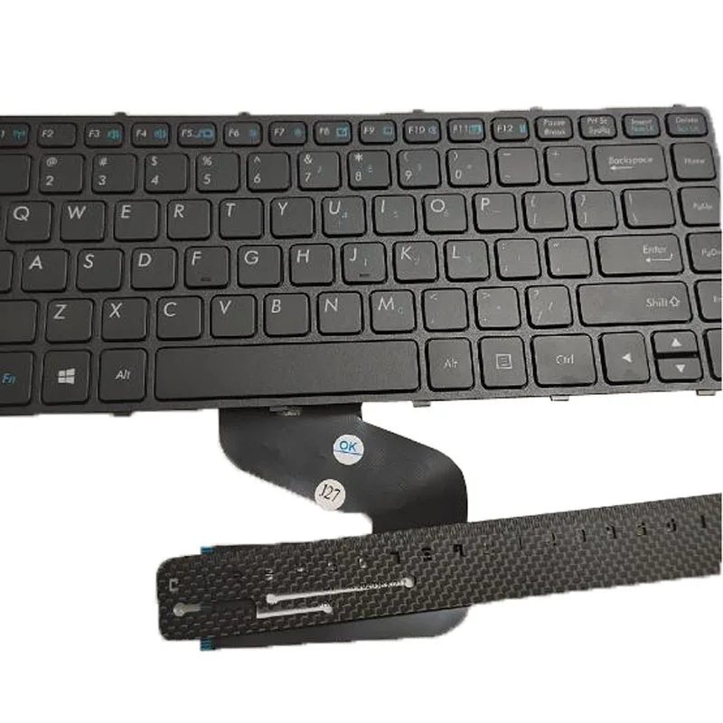 For Getac OEM Laptop With Backlit Keyboard S410 SL3DYDAAADXX United States US Black With Frame New