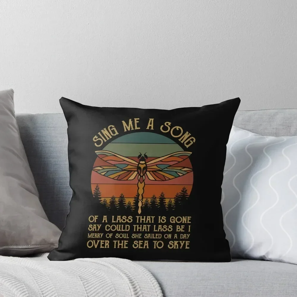

Outlander Sing Me A Song Trees Dragonfly Throw Pillow Cushion Covers For Living Room pillow pillowcase pillow