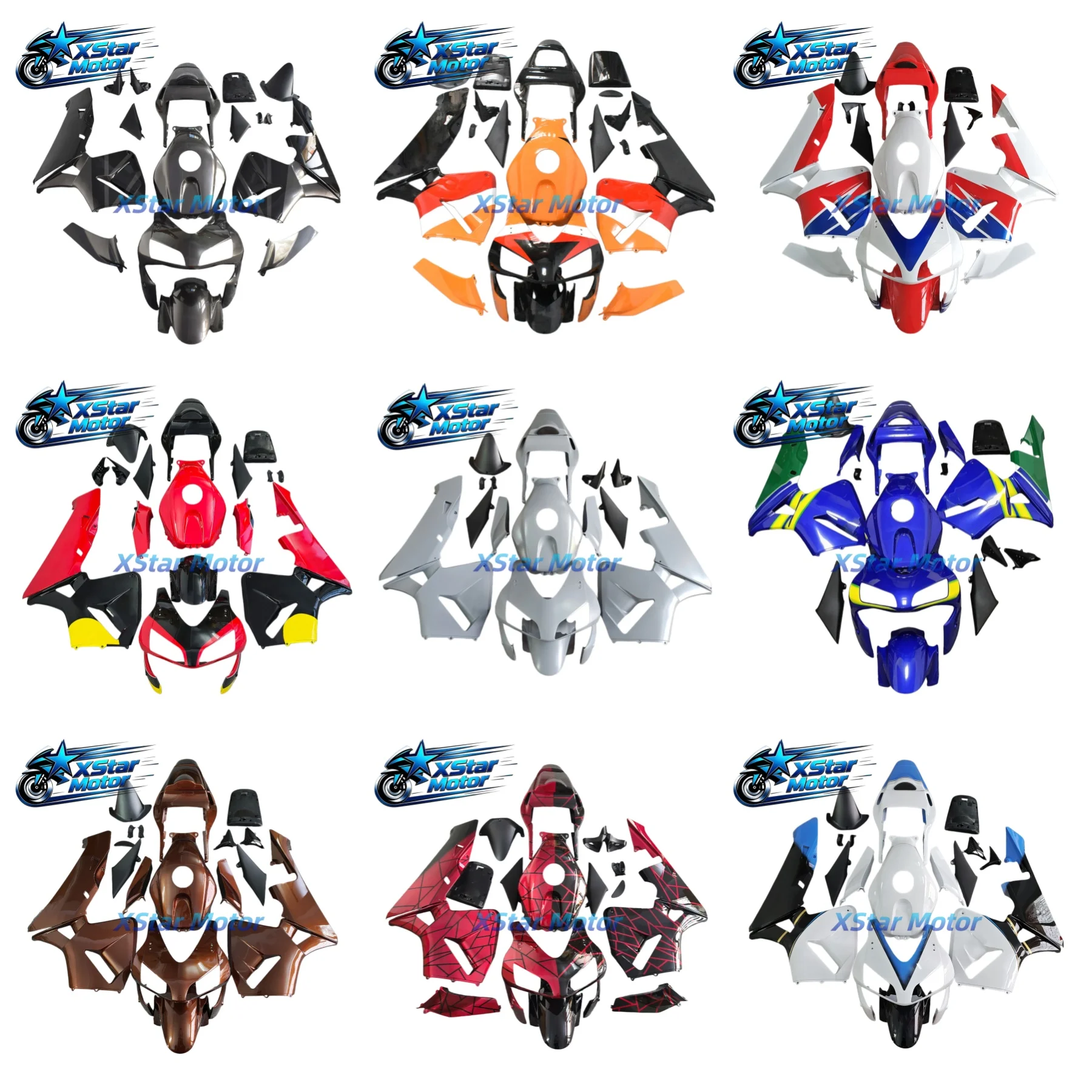 ABS Plastic Fairing Set For HODNA CBR600RR F5 2003 2004 CBR 600RR 03 04 Motorcycle Fairings Bodywork Panel Kit Fit