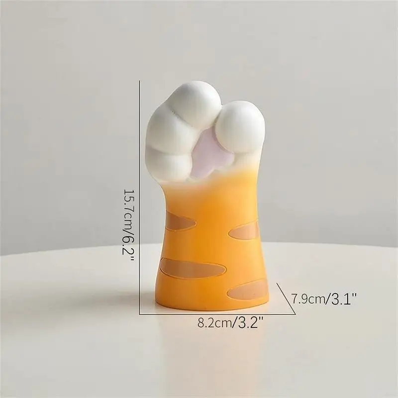 Cat Paw Vase Cute Cartoon Cat Claw Flower Vase Resin Craft Ornament Table Centerpiece Decor Modern Living Room Decoration