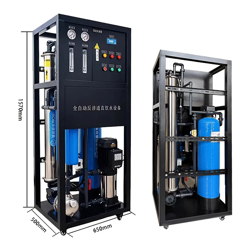 Commercial Milk Tea Shop Reverse Osmosis Water Filter 500L/H High Flow Safe Direct Drinking Filtration Dien Brand 1 Year