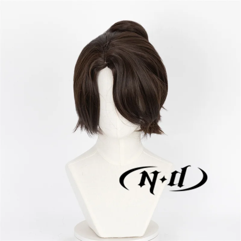 شعر مستعار تأثيري لاميل المريض الثاني لحفلة الهالوين ، آلية هوية اللعبة ، مقاومة للحرارة ، الشعر الاصطناعي ، كون هزلي