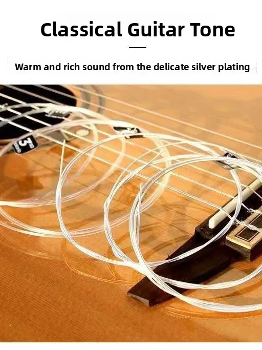 Daddario Nylon Classical Guitar Strings High Tension EJ45 EJ46 Set of 6 Guitar Accessories Standard Tension Guitar Strings - view 2