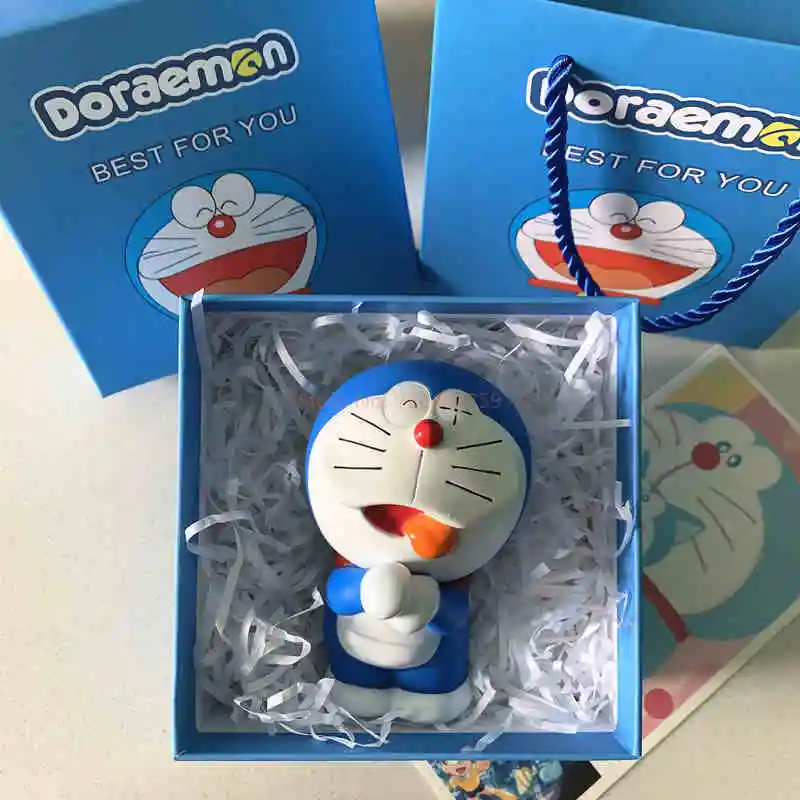 Anime criativo doraemon doraemon kawaii pvc nobita figura de ação modelo bonito coleção bonecas presentes decoração presente aniversário brinquedo