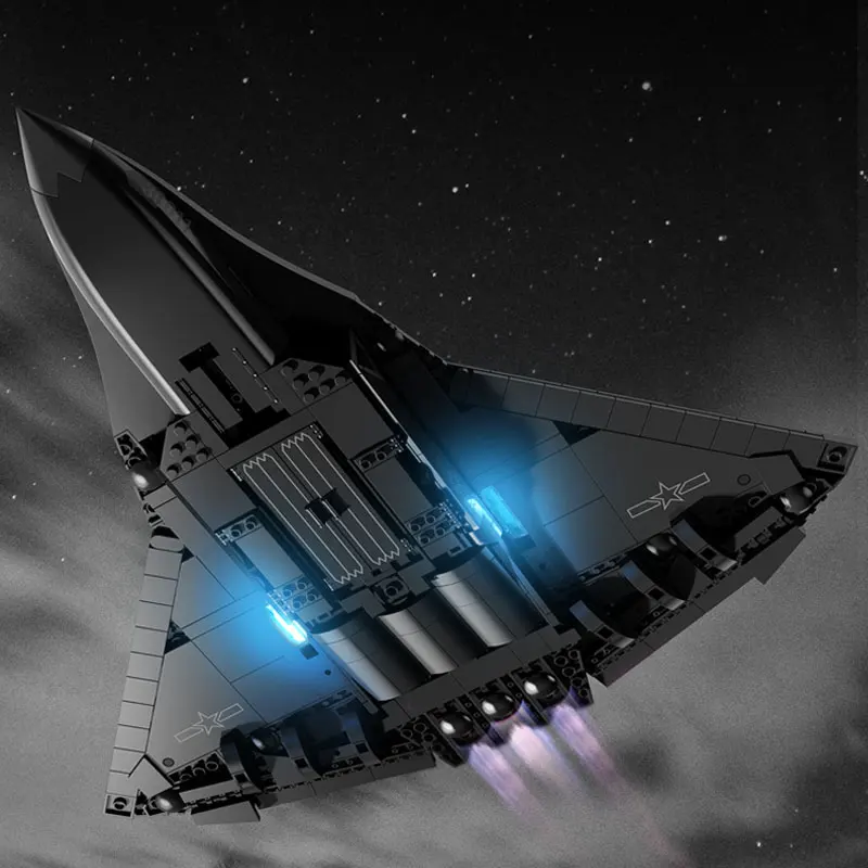 

Sixth Generation Fighter Jet J-36 Building block Military model airplane Educational puzzle assembly ornaments