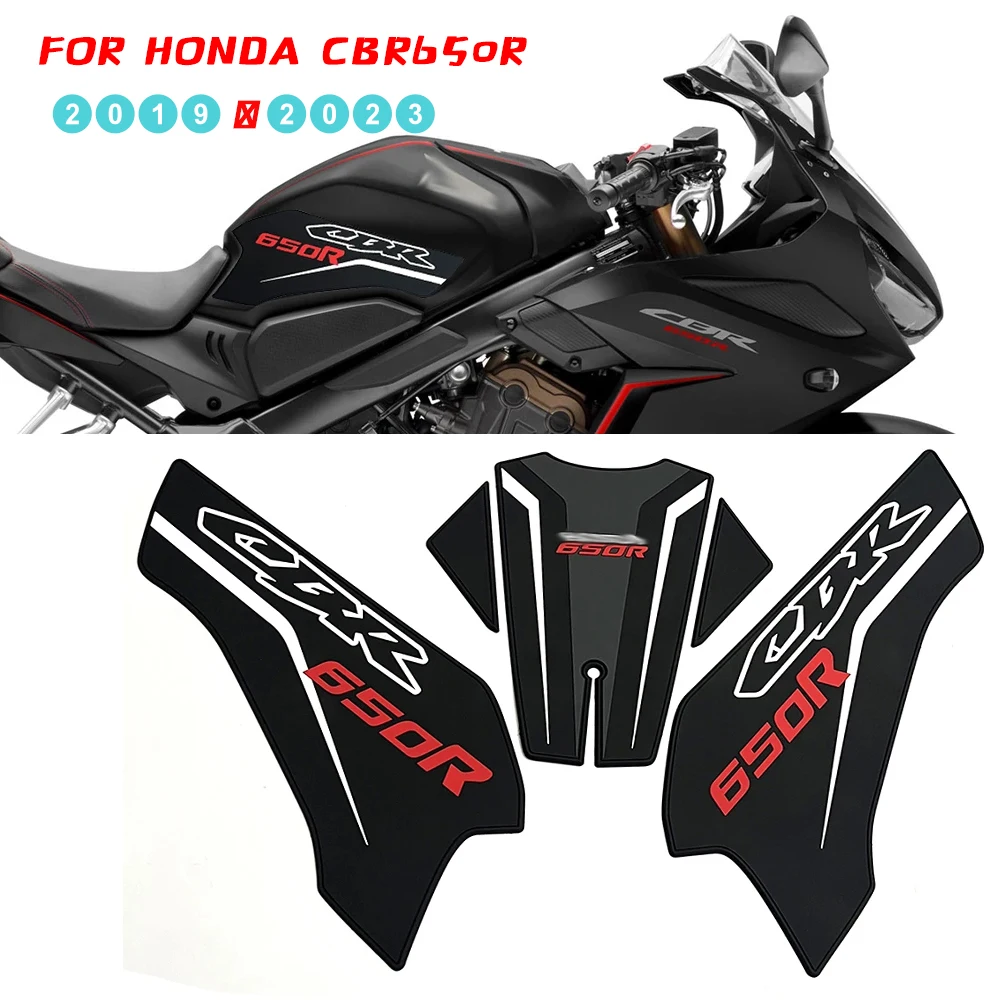 For HONDA CBR650R CBR 650R 2019 2020 2021 2022 2023 Motorcycle New Rubber Anti slip Pad Fuel Tank Protection Sticker