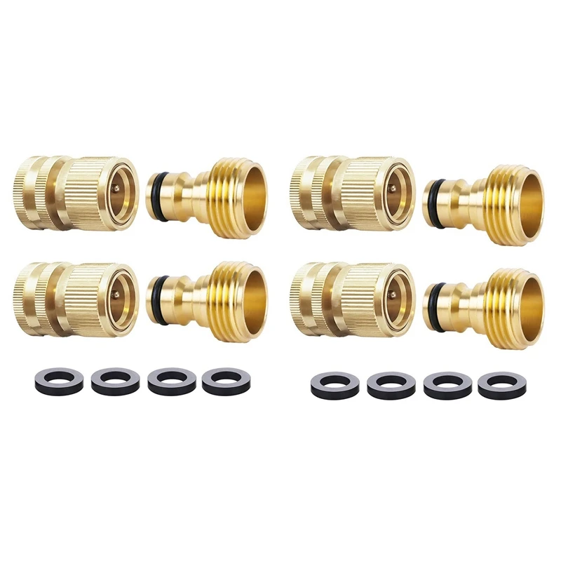 

Hose Quick Connector Water Hose Qucik Connect Garden Hose Connectors Brass Hose Connectors Water Quick Connect Fittings