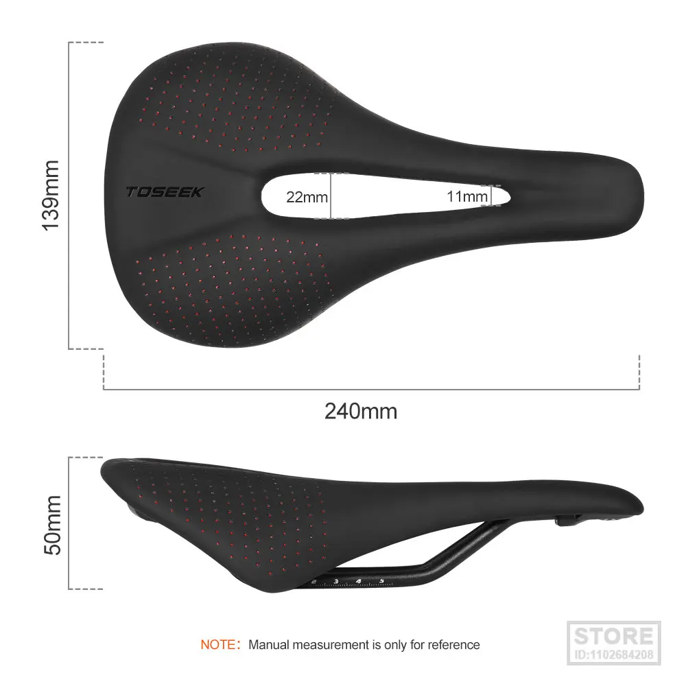 TOSEEK SD102 Racing Bicycle Saddle Training Grade Man Road Tt TimeTrial Triathlon Bike lightweight Cushion Seat