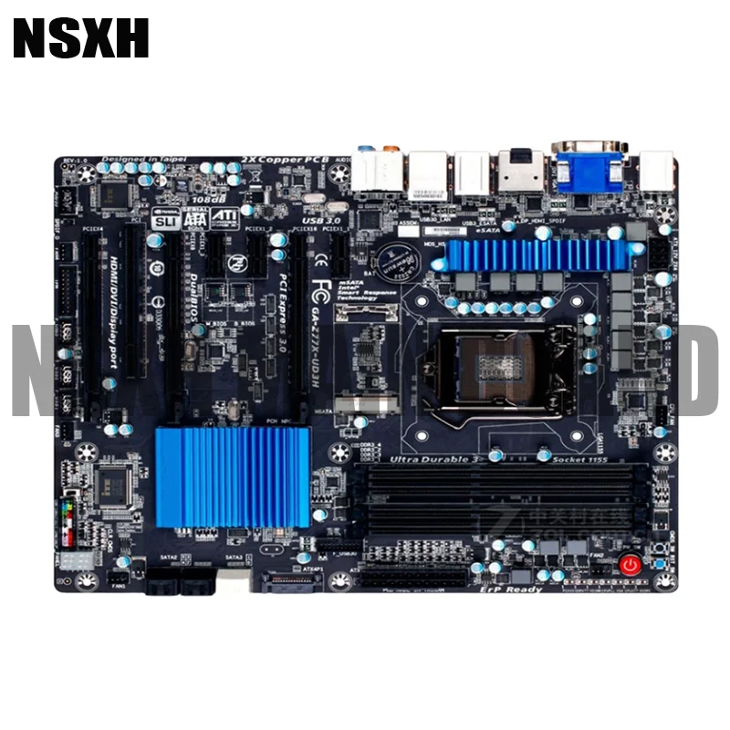 

For GA-Z77X-UD3H Mtherboard 32GB LGA 1155 DDR3 ATX Mainboard 100% Tested Fully WorkMA