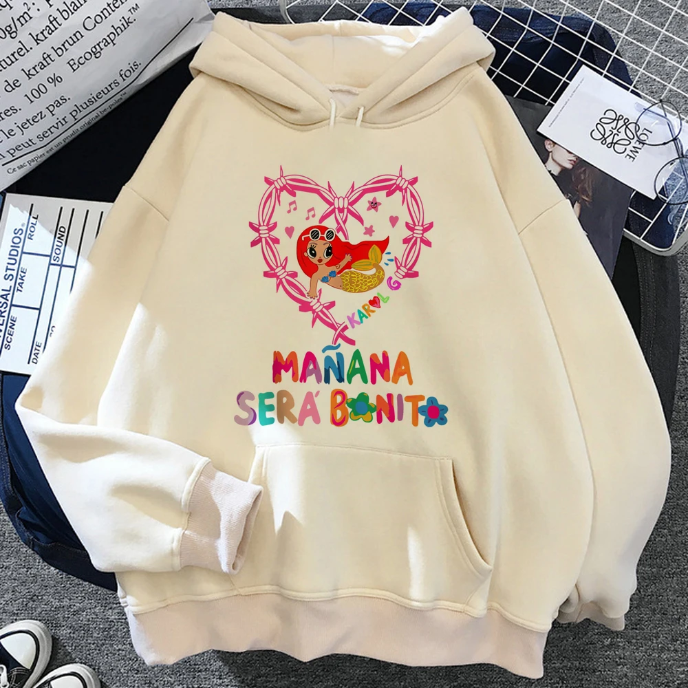 Tomorrow Sera Nice Karol g hoodies women gothic japanese harajuku anime pulls women Winter  clothing