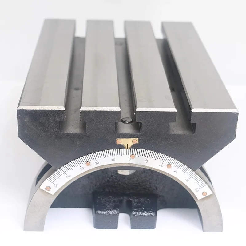 Fresadora Máquina de perfuração Mesa de ângulo ajustável 7/10/12/15/24 polegadas