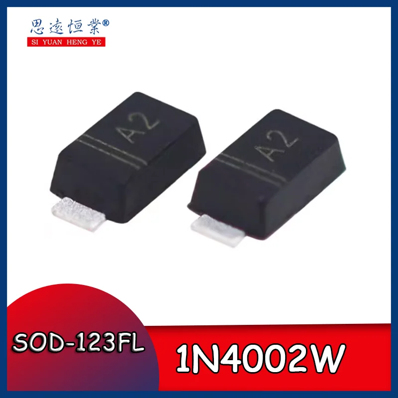 50Pcs 1N4002W SOD-1…