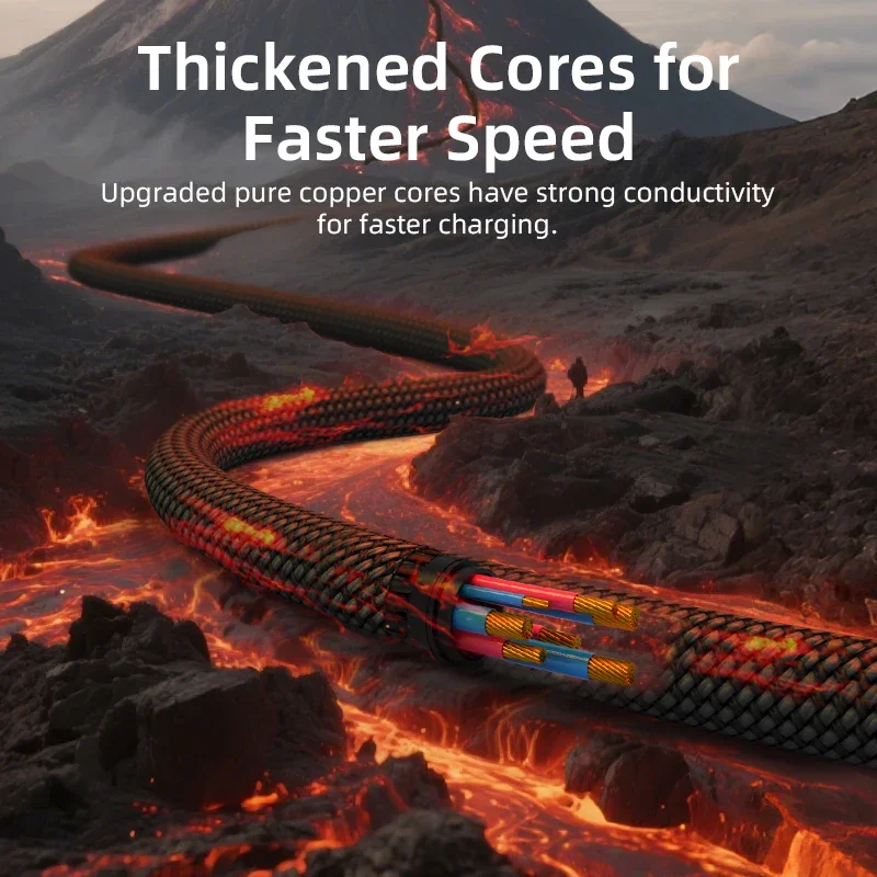 VYVYLABS 240 واط USB C إلى نوع C كابل PD كابل شحن سريع للغاية نوع C آيفون 17 16 15 لشاومي سامسونج ماك بوك #3