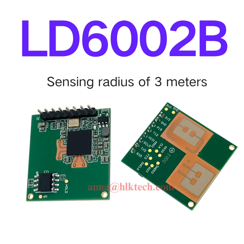FMCW Radar LD6002B 3-Axis Coordinate Positioning Occupancy Sensor for Smart Home Automation
