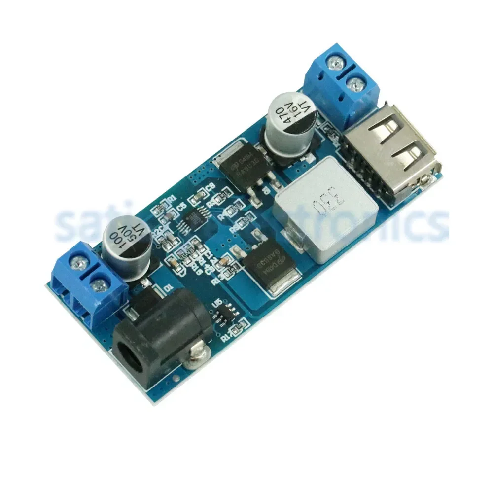 

DC-DC 24V/12V To 5V 5A Step Down Power Supply Buck Converter Replace LM2596S Adjustable USB Step-down Charging Module For Phone