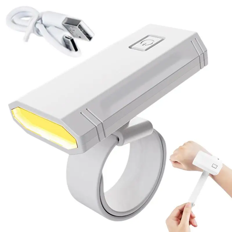 

Наручный светильник, портативный ручной фонарик, фонарик для ночной рыбалки, браслет, 3-цветный, с регулируемой яркостью, многоугольный, регулируемый для улицы