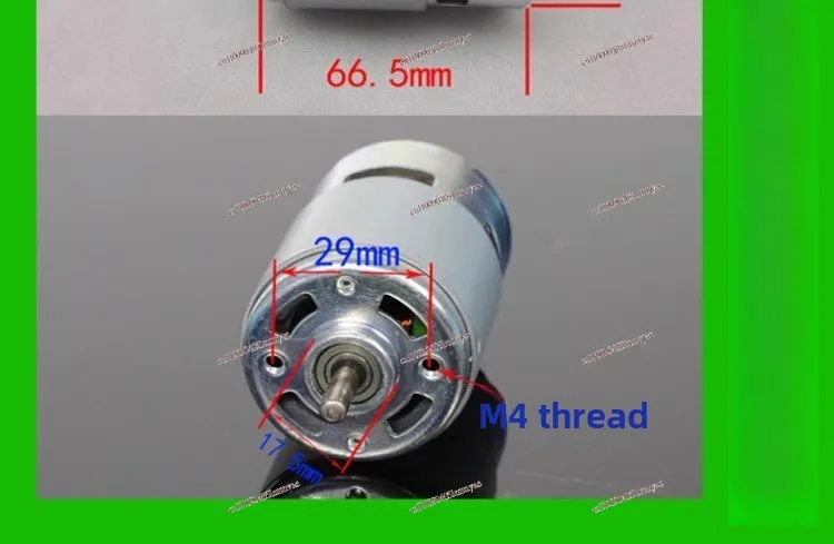 DC Motor Motor 12v Double Bearing Bench Drill Connecting Rod 24V Tool