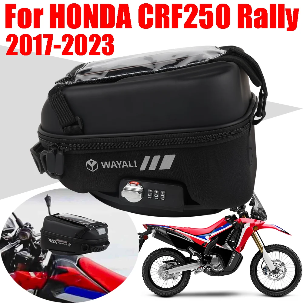 

Tank Bag Luggage Tanklock Backpack Storage Bags Phone Navigation Bag For HONDA CRF250L CRF250 Rally CRF 250 L 250L Accessories