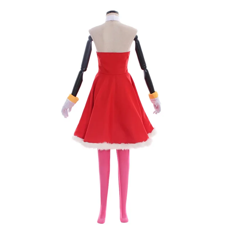 Nuevo disfraz de Cosplay de Amy Rose, trajes Super Sonic Tarsnak Hedgehog para fiesta, uniforme de juego de rol, vestido, pantimedias, guantes, traje