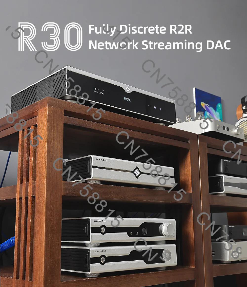 For  GUSTARD DAC-R30 Digital Audio Music HIFI Network Streaming Decoder 27-Bit Fully Discrete R2R with Built-in  Clock DSD1024