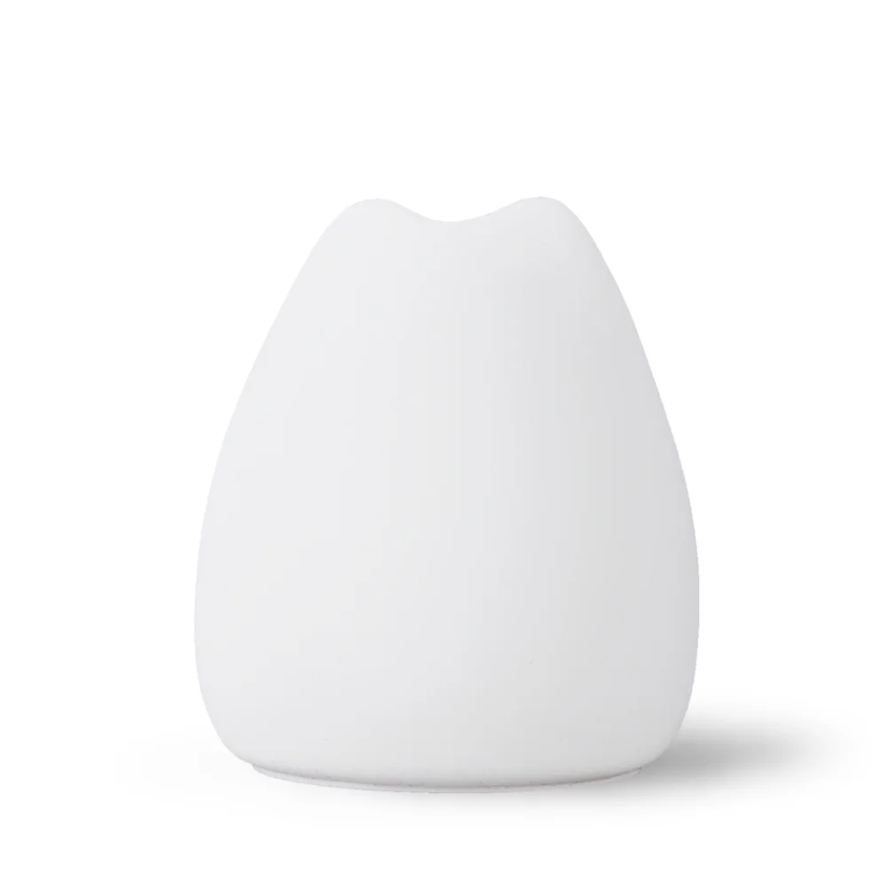 سيليكون ضوء الليل شكل القط الملونة Led اللمس الاستشعار مصباح لغرفة النوم ديكور ضوء الليل مصباح الحيوان