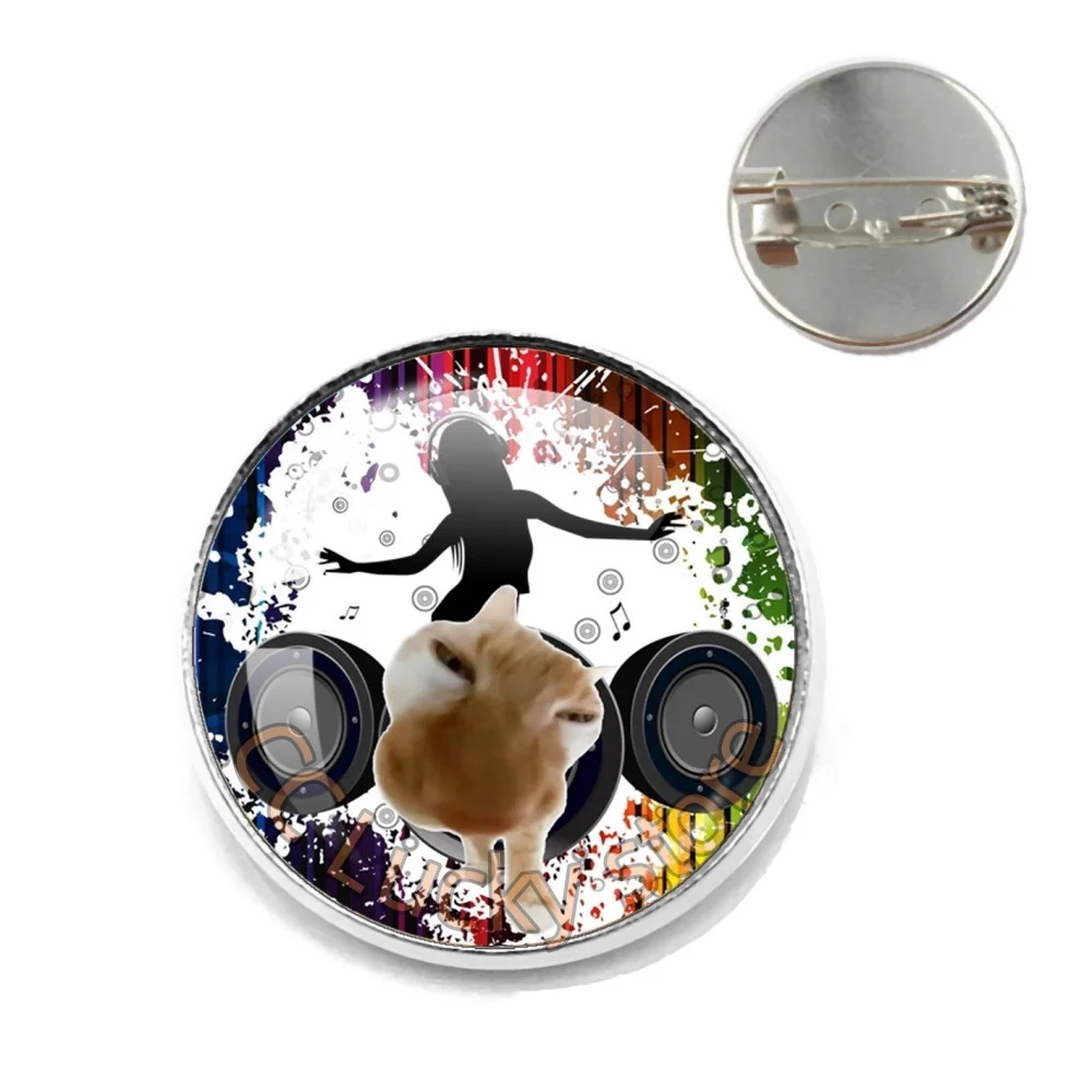 Digital Vector Aesthetic Y2K Aesthetic 20mm/25mmBadges Button Round Creative Pin Brooch Badge Decor Fans Collect Gifts JD005