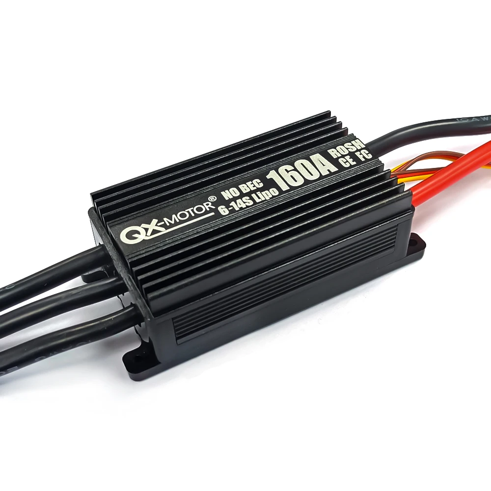 QX-MOTOR 160A 6-14S Lipo Brushless ESC No BEC for 90MM EDF Remote Control Toy Parts