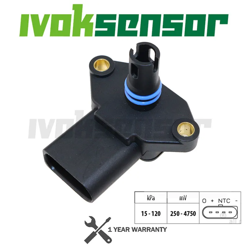 036906051 03D906051 036906051D Sensor de presión del mapa del colector de admisión para AUDI A2 VW Polo Golf Lupo Bora Caddy Fox SEAT SKODA