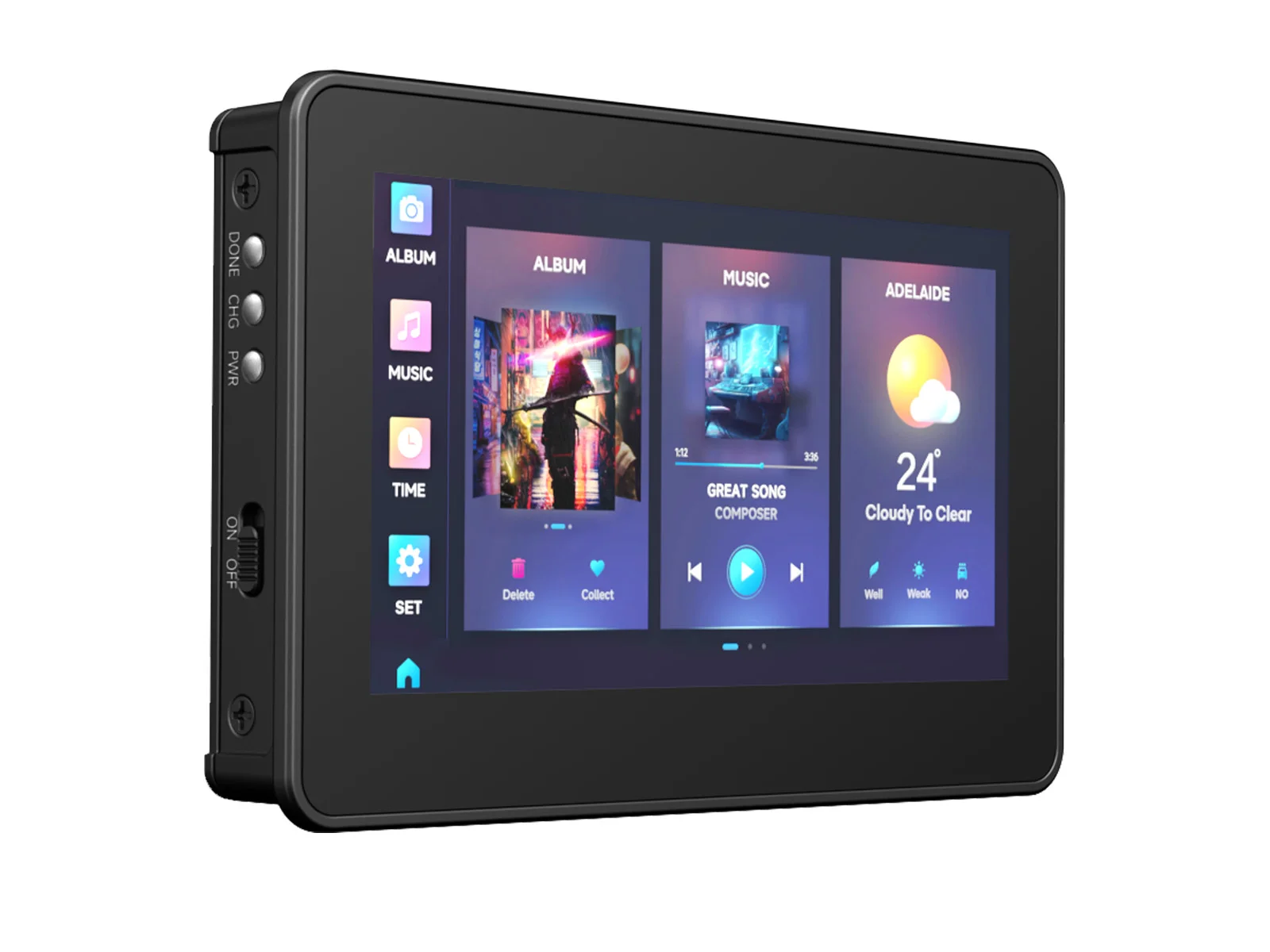Waveshare RP2350 4.3inch Capacitive Touch Display Development Board, 800×480, 65K Color,Dual-core And Dual-architecture view 3