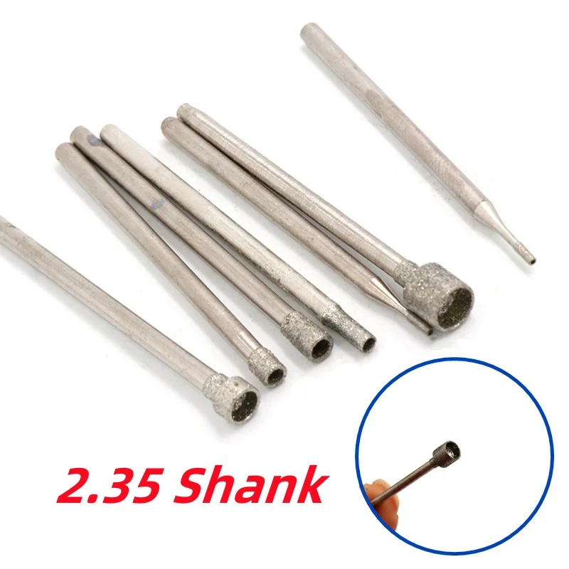 0.8~5mm Concave Grinding Needle Point Bits Drill Head Dremel Accessories Emery Eye-absorbing Needle Carving Head