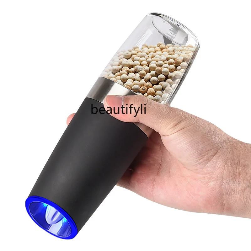 Gravity Induction Grinder, Gravity Induction Mini Smart Salt and Pepper Grinder Electric Grinder