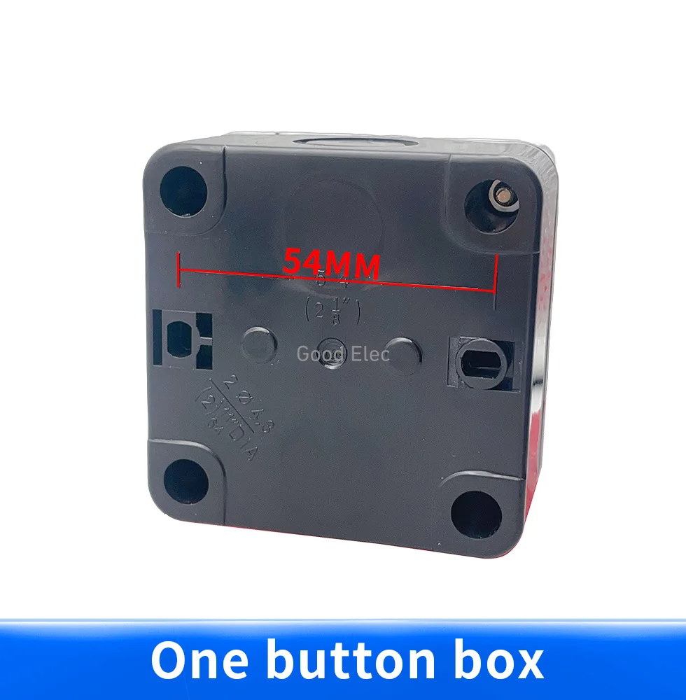 1PCS Outdoor waterproof button switch control box 22 aperture indicator light box start stop XB2 switch control box