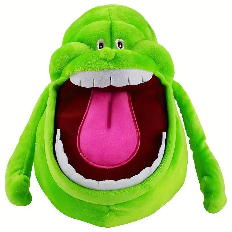 

21cm Cartoon and Anime Green Ghost Plush Toy with a Cute Big Mouth and a Funny Head as Birthday and Christmas Gift for Children