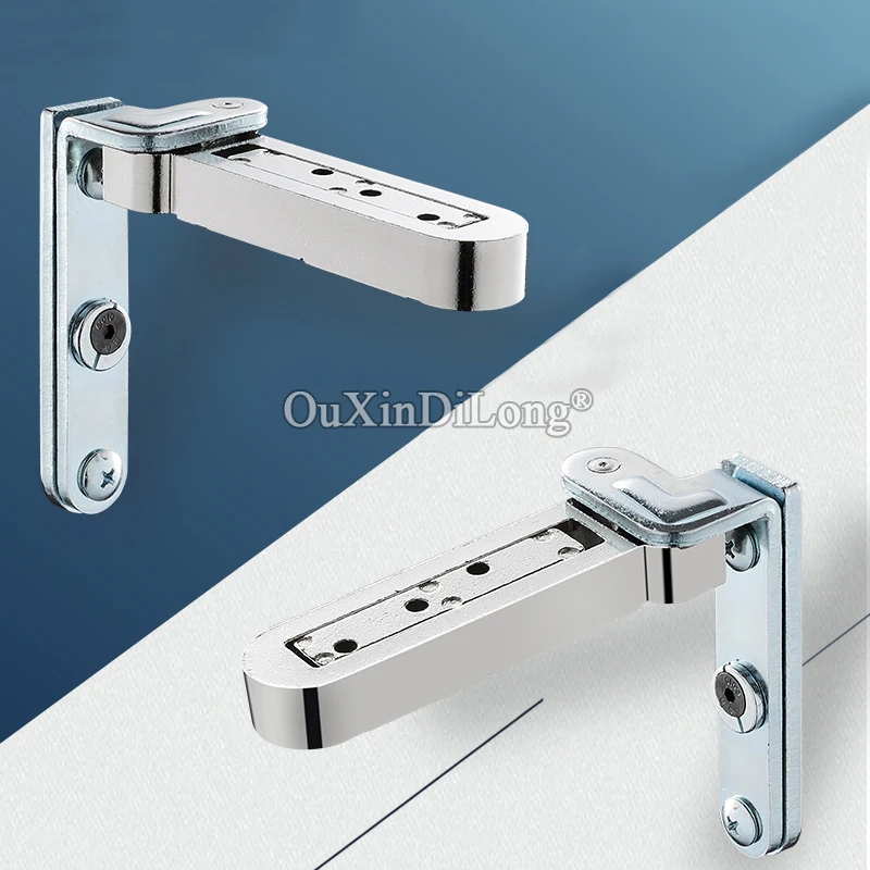 HOT 1Set Solid Zinc Alloy Heavy Door Hinges 3D Adjustable Invisible Hidden Door Pivot Hinges Install Up and Down Loading 70KG