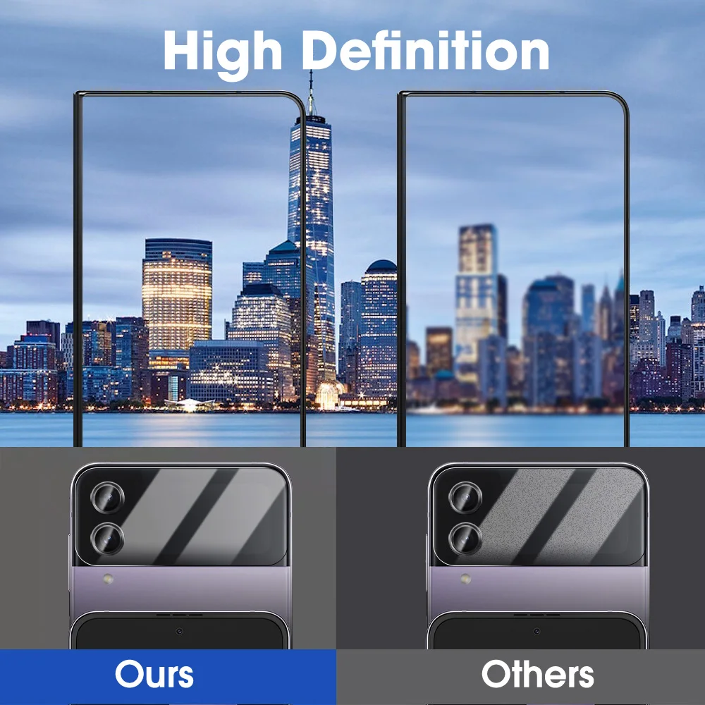 Full Cover Back Camera Lens vetro temperato per Samsung Galaxy Z Flip 4 5G Rear Len Screen Protector per Galaxy Z Flip4