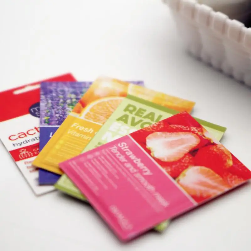 [JN] 5 قطعة/25 قطعة عناصر صغيرة لطيفة قناع الوجه مجموعة العناية بالبشرة المنمنمات محاكاة لوازم الحمام