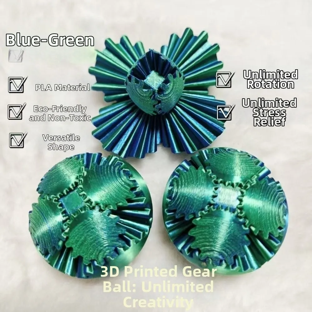 Interactief spelen Creatieve uitrustingsbal Kleurrijk ontspannend 3D-geprint Fidget Lichtgewicht zintuiglijke spinbal of kubus Kinderen Volwassenen