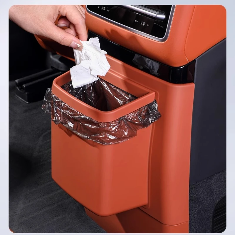 

For LEADING IDEAL L6 L7 L8 L9 2024-2025 Rear Anti-kick Pad Refrigerator Air Conditioner Panel with Trash Can Accessories Tools