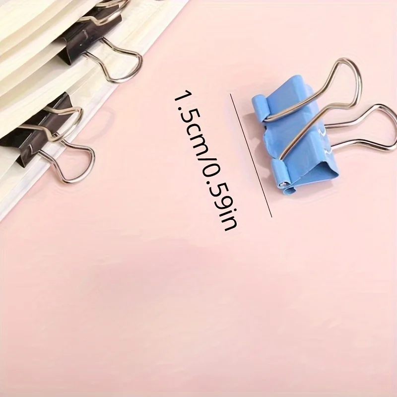 40/60개, 혼합 색상 롱 테일 클립 폴더 - 사무용품 및 테스트 용지 책 클립에 적합합니다.