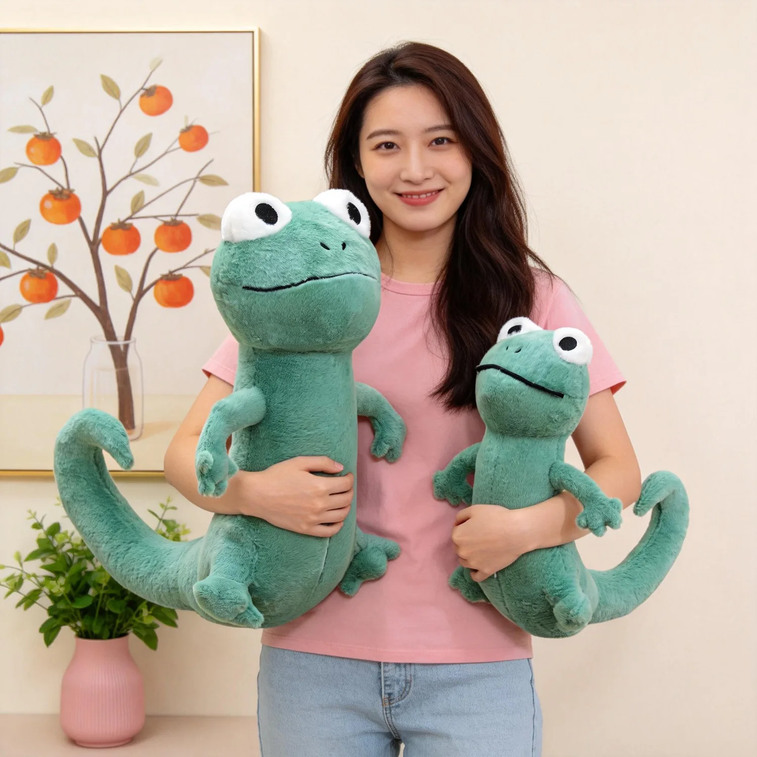 New Green Lizard Plush Toy Rea - огляд і ціна Home Decor Exchange