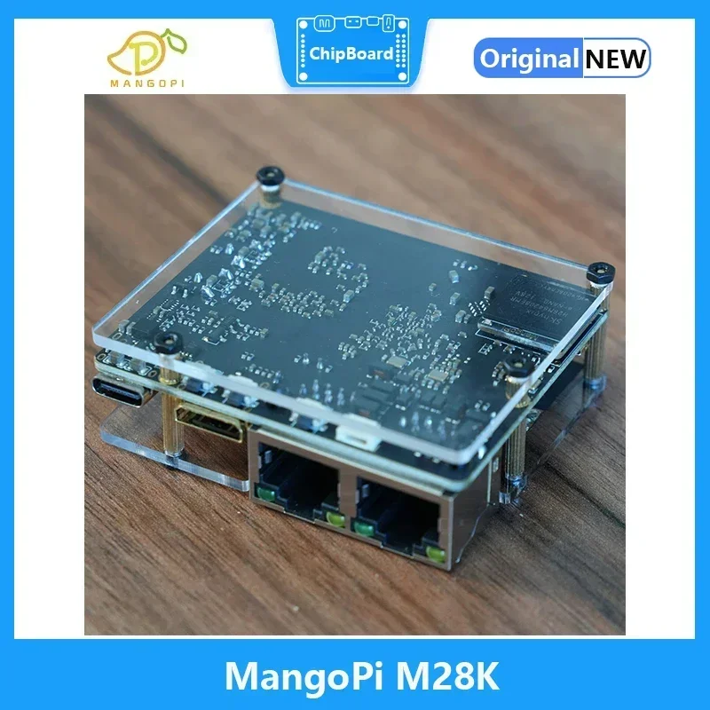 Imagem -03 - Placa Mangopi M28k Pro 1gb 2gb 4gb Rk3528a Alto Desempenho Dual Gigabit Wifi6 Roteamento Armbian Edge Computing Box