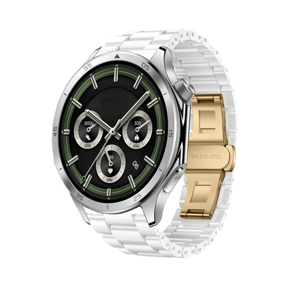 Браслет, совместимый с OnePlus 3 2 2R 22 мм, керамический ремешок для OnePlus 3 2 2R 22 мм, мужской и женский ремешок с пряжкой-бабочкой, аксессуары